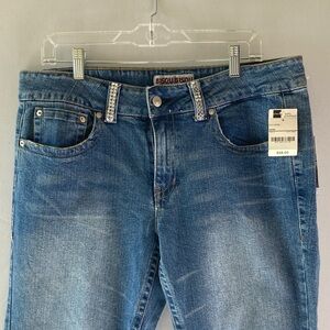 Bisou Bisou Women's Classic Denim Straight Leg Jeans